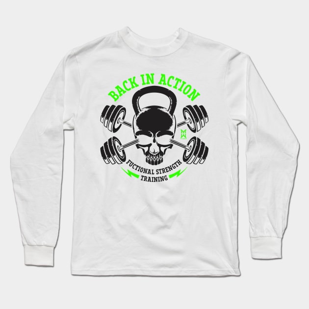 back in action Long Sleeve T-Shirt by mmpower